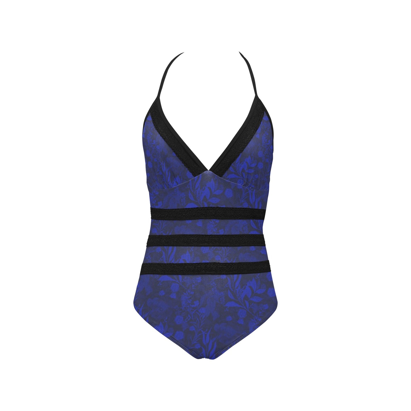 Red Lace Band Swimsuit. Caracas Collection
