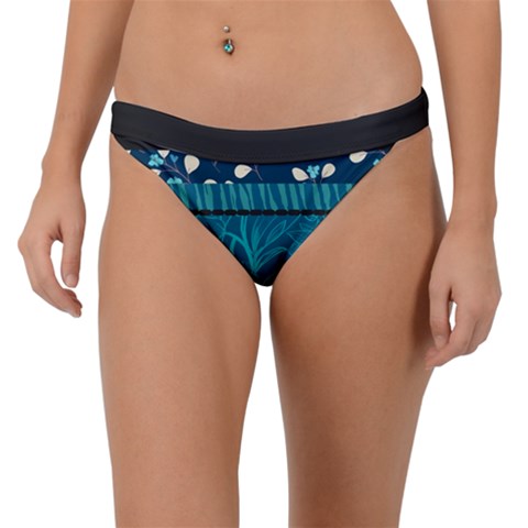 Blue and Black Bikini Swimsuit. Miami Collection