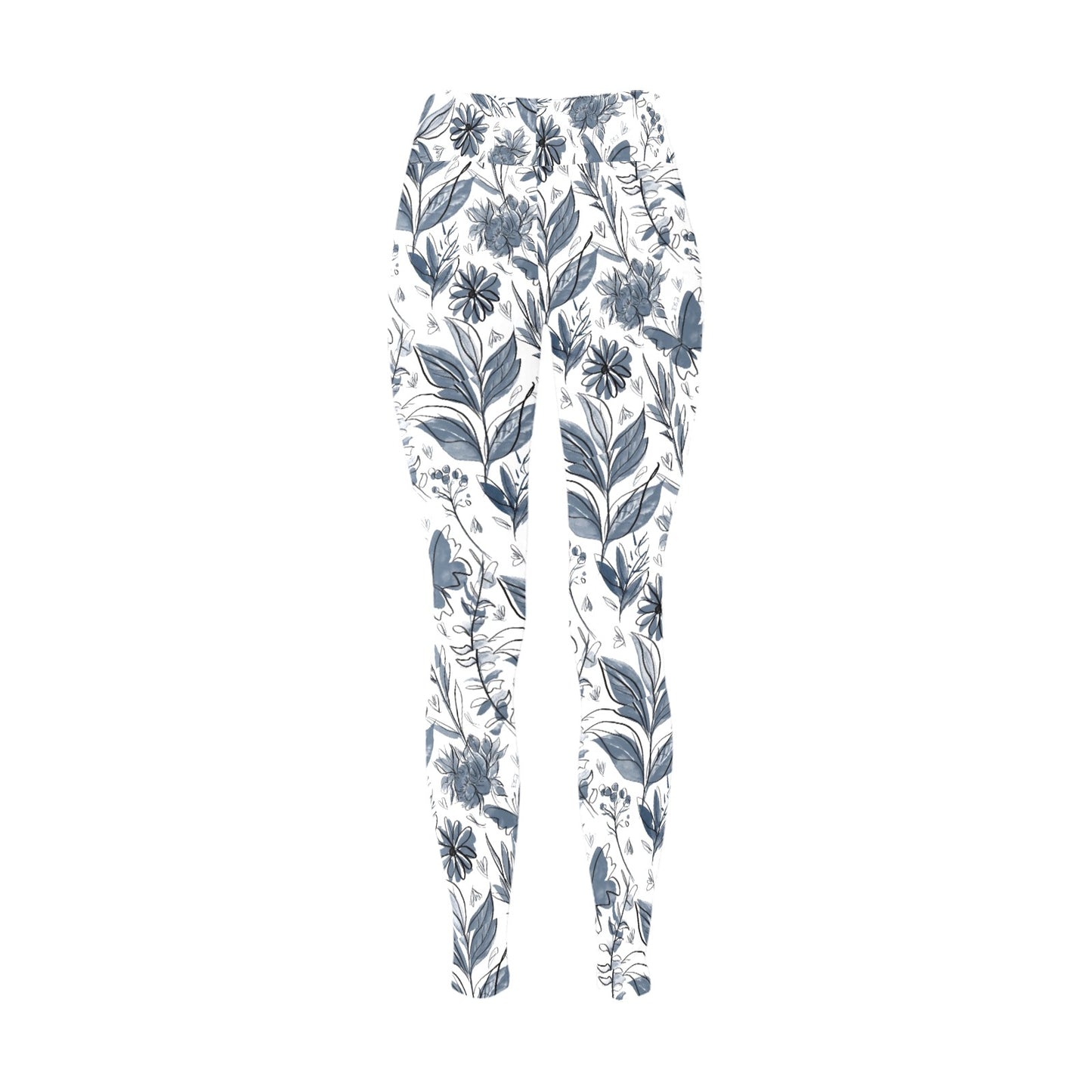 Watercolor Workout Leggings. Houston Collection. Design hand-painted by the Designer Maria Alejandra Echenique