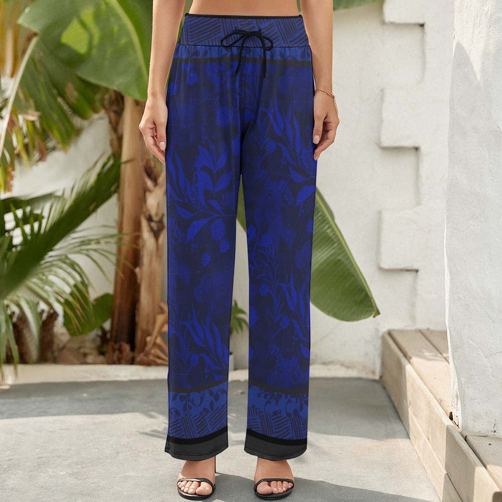 Red Women's Wide Leg Pants. Caracas Collection
