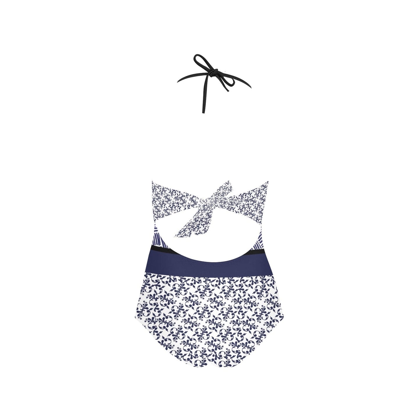 Green and Blue Lace Band Swimsuit. Caracas Collection