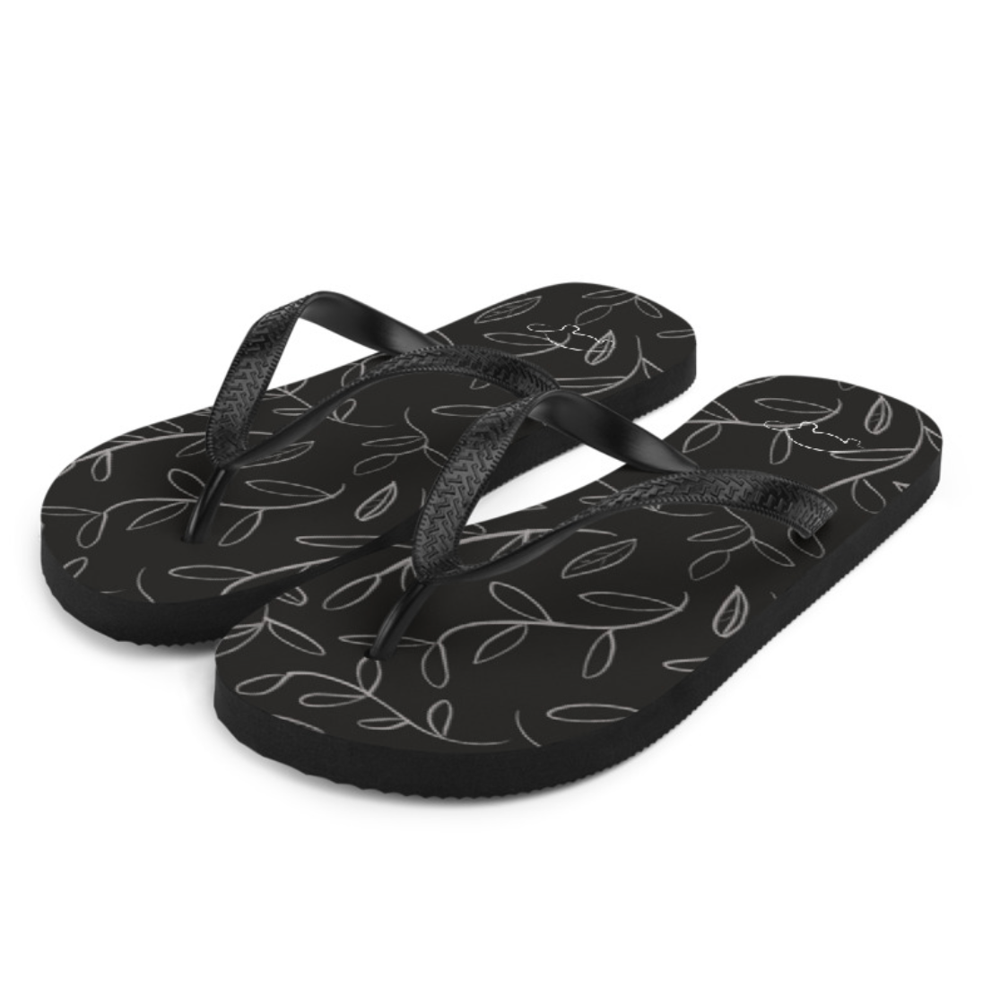 Super Bloom Collection Women's Flip Flops. Pattern hand-painted by the Designer Maria Alejandra Echenique