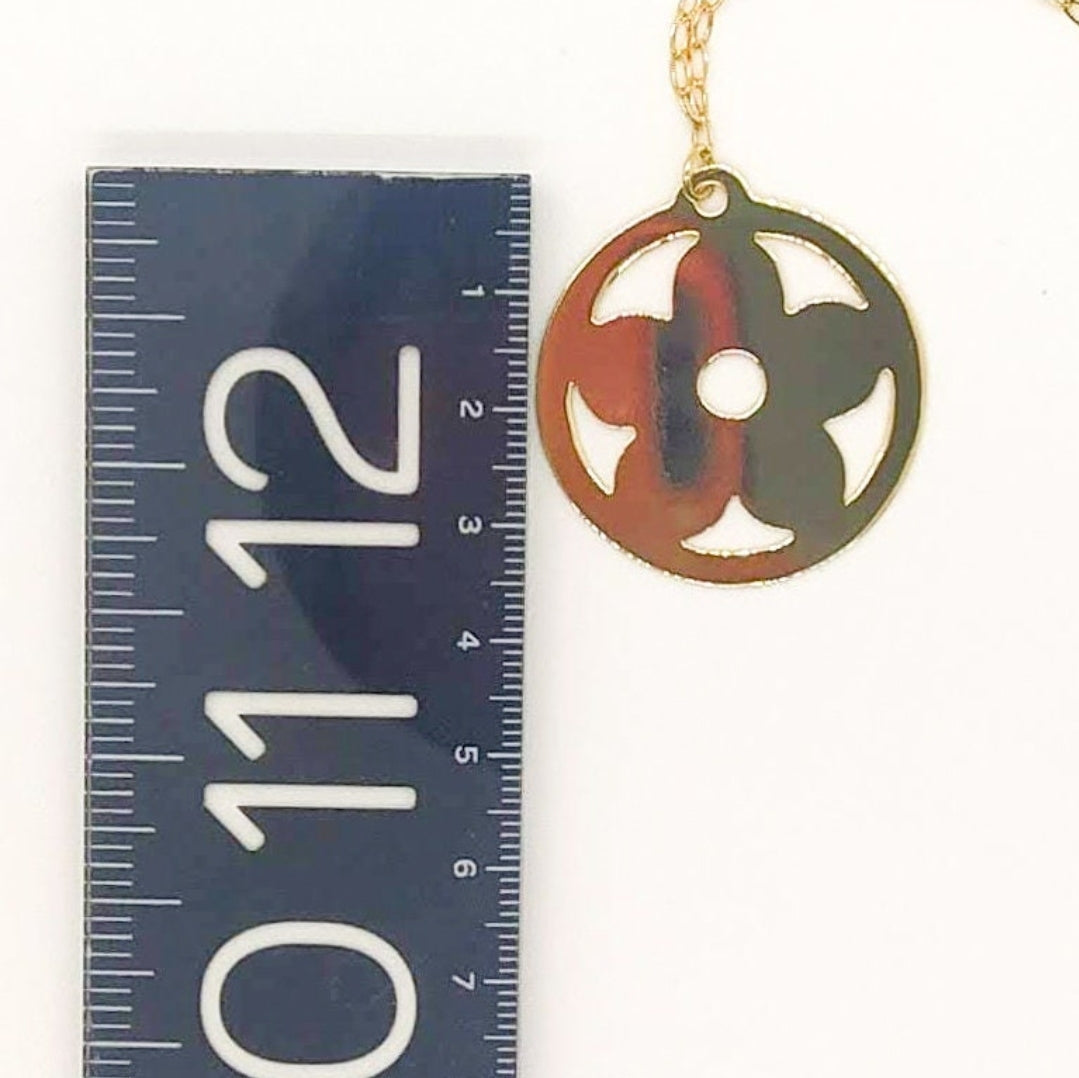 Gold Necklace. For special occasions. Flourish Collection. Handmade. Gold plated