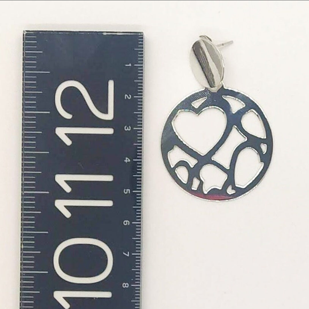 Long earring silver extraordinary design, high quality goldsmith handmade, top jewelry, gift for the loved one
