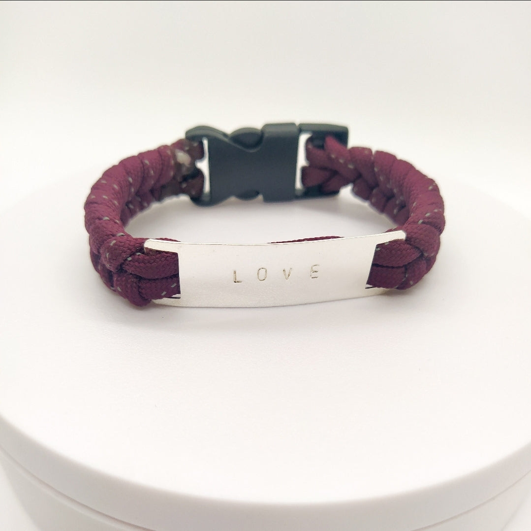 Love Bracelet. For any occasions. Flourish Collection. Handmade by Ariadna Echenique. Silver plated