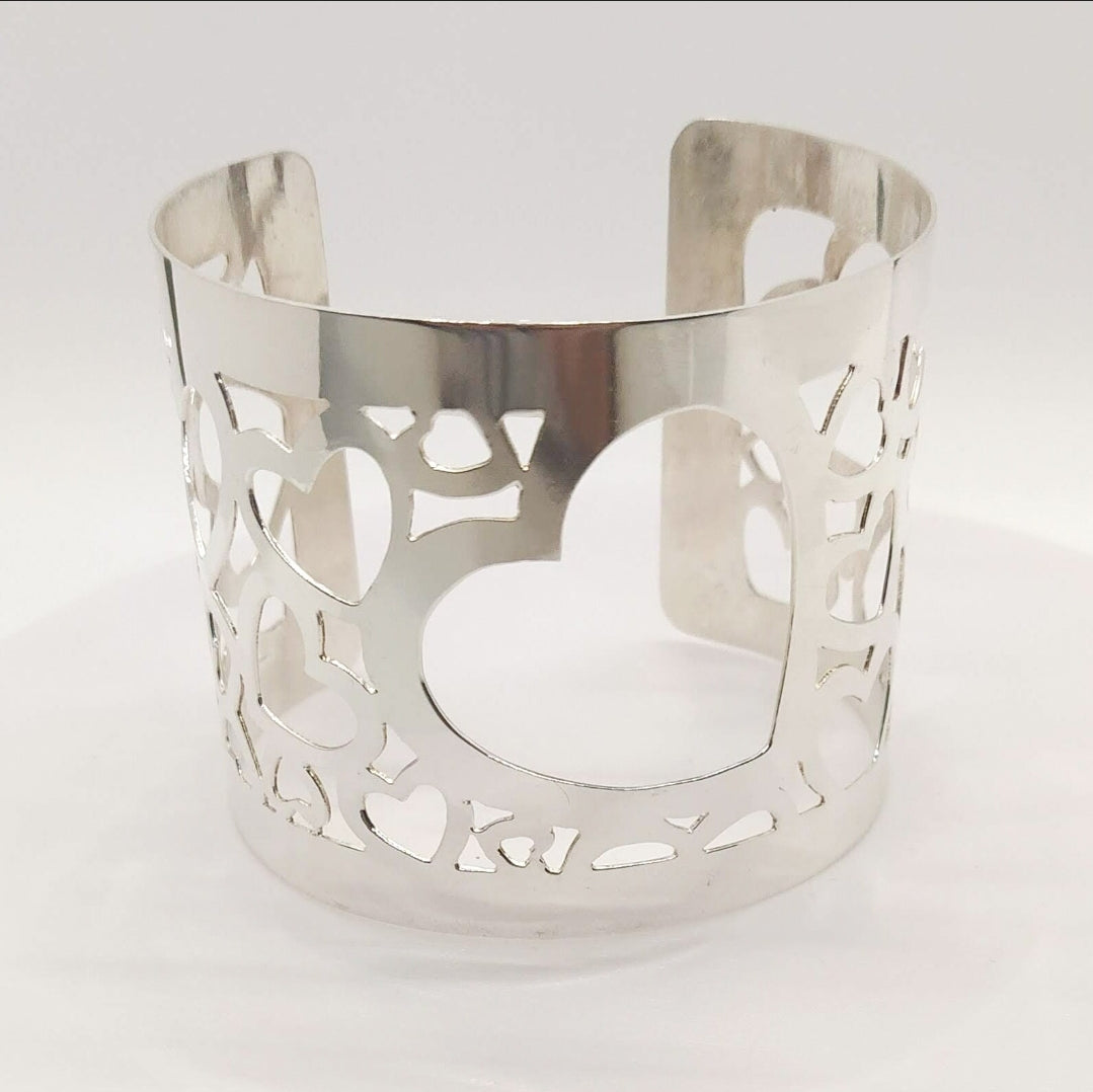 Silver plated Bracelet, extraordinary design, high quality goldsmith handmade, top jewelry, gift for the loved one