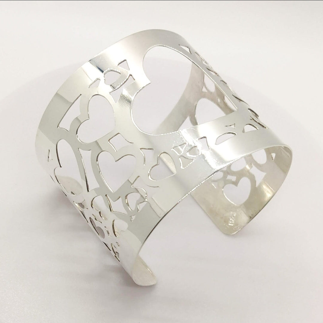 Silver plated Bracelet, extraordinary design, high quality goldsmith handmade, top jewelry, gift for the loved one