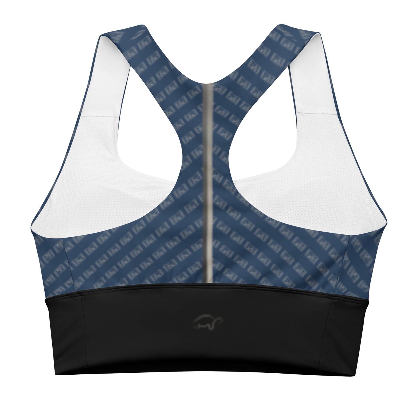 E&E Signature Blue Longline sports bra