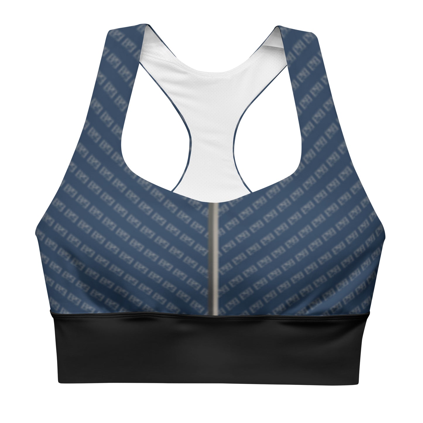E&E Signature Blue Longline sports bra