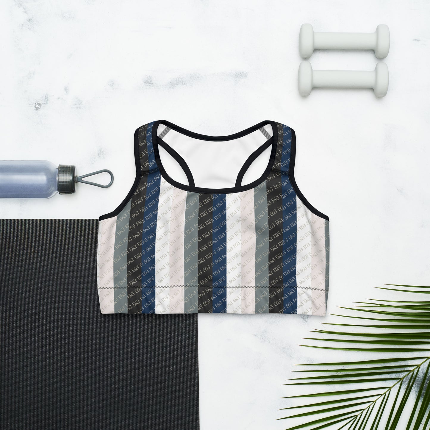 E&E Signature Collage Sports bra