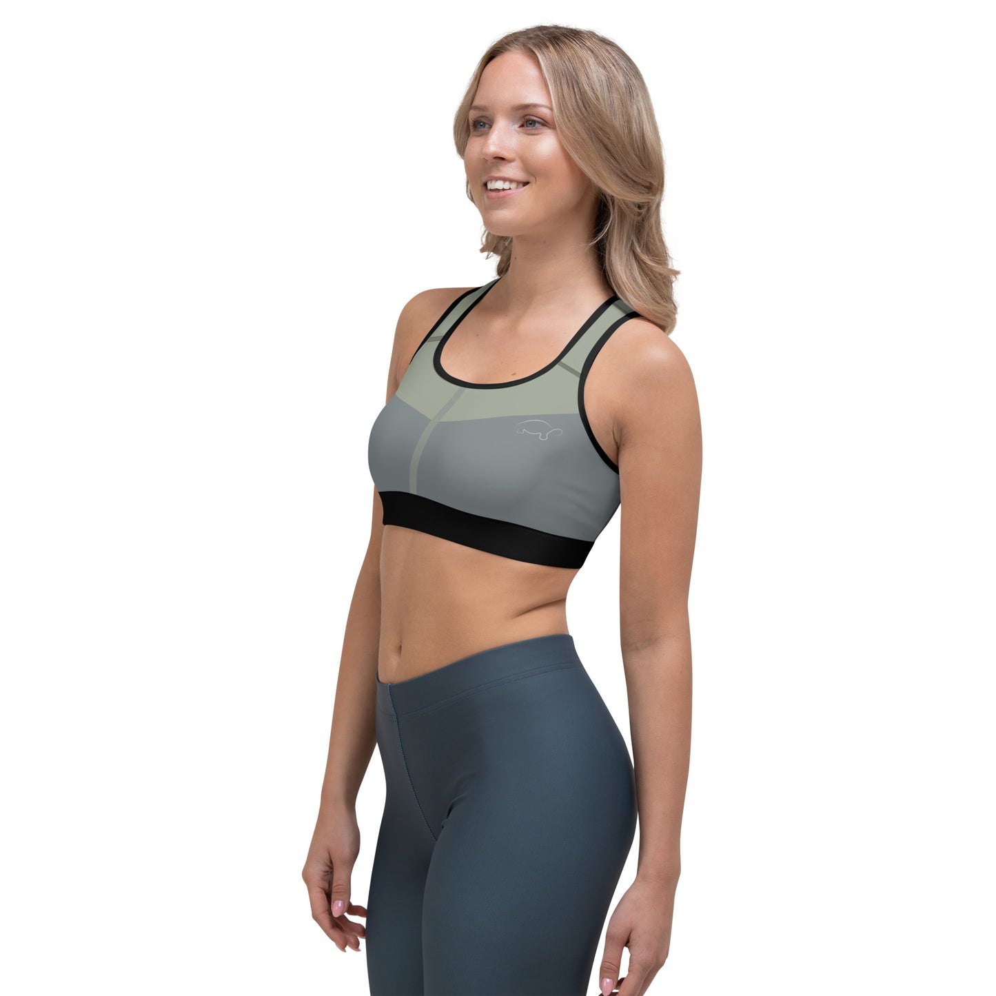 E&E Basic Green Sports bra