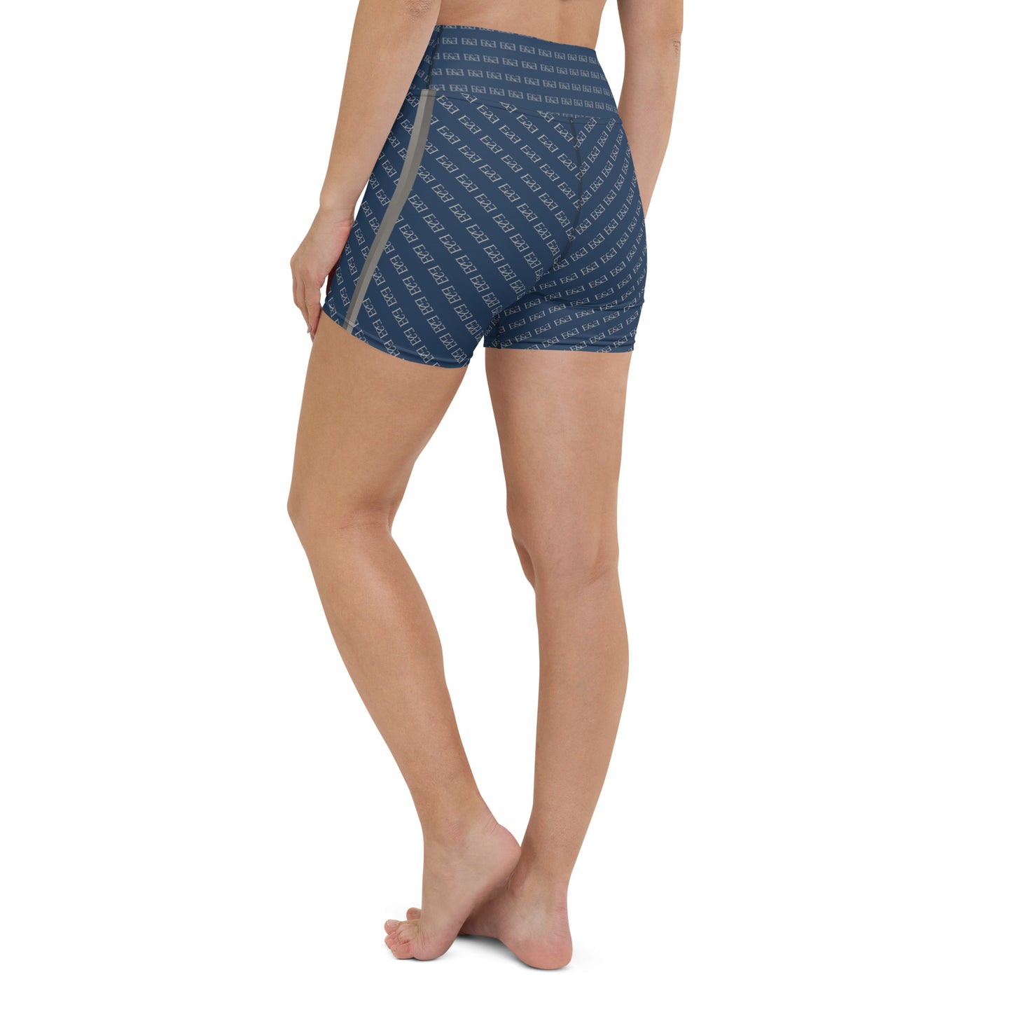 E&E Signature Blue Yoga Shorts