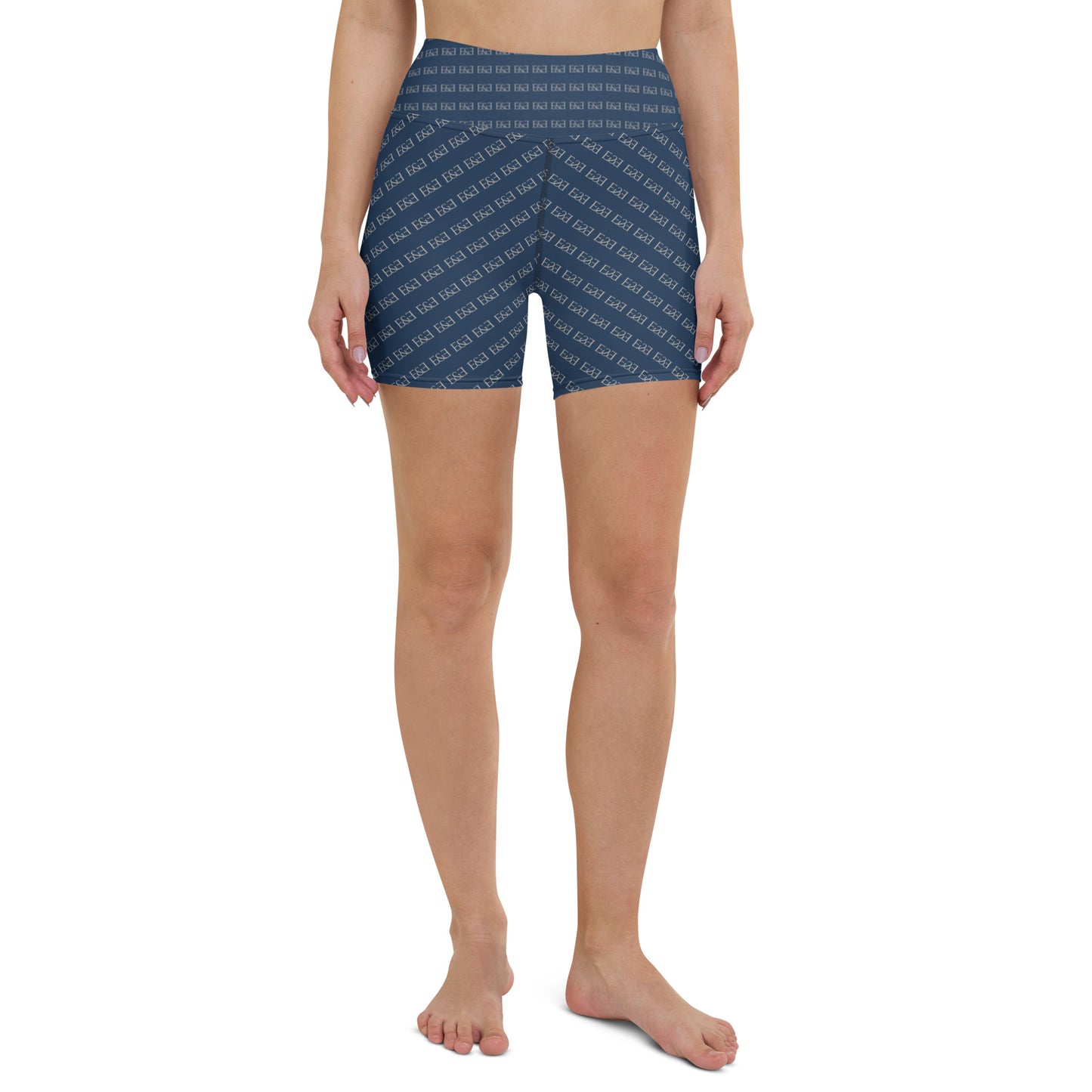 E&E Signature Blue Yoga Shorts