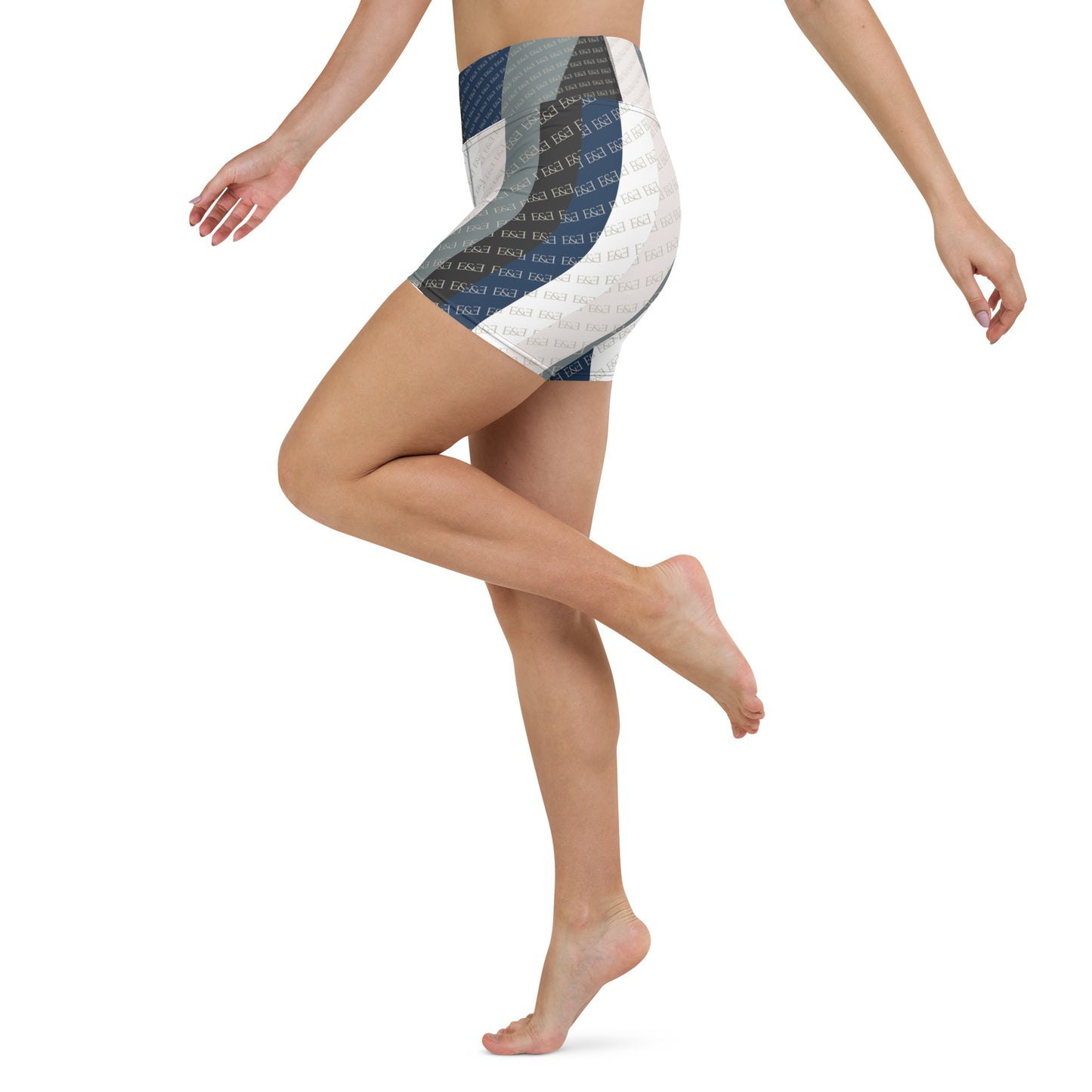 E&E Signature Collage Yoga Shorts