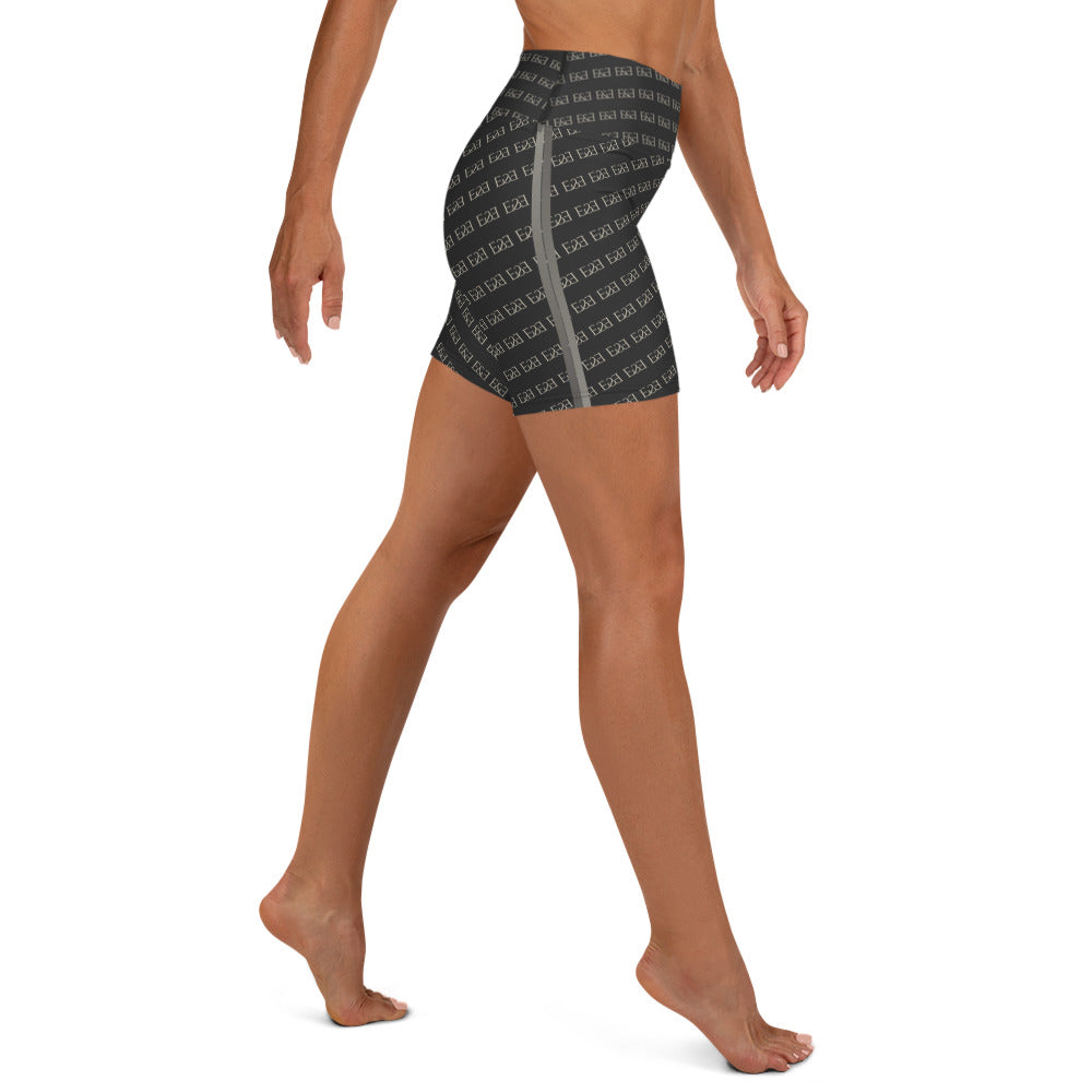 E&E Signature Black Yoga Shorts
