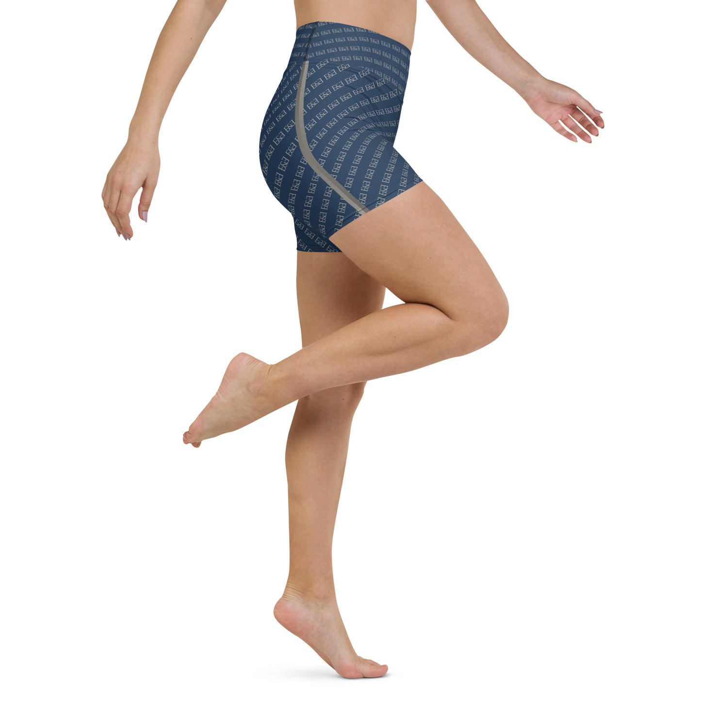 E&E Signature Blue Yoga Shorts