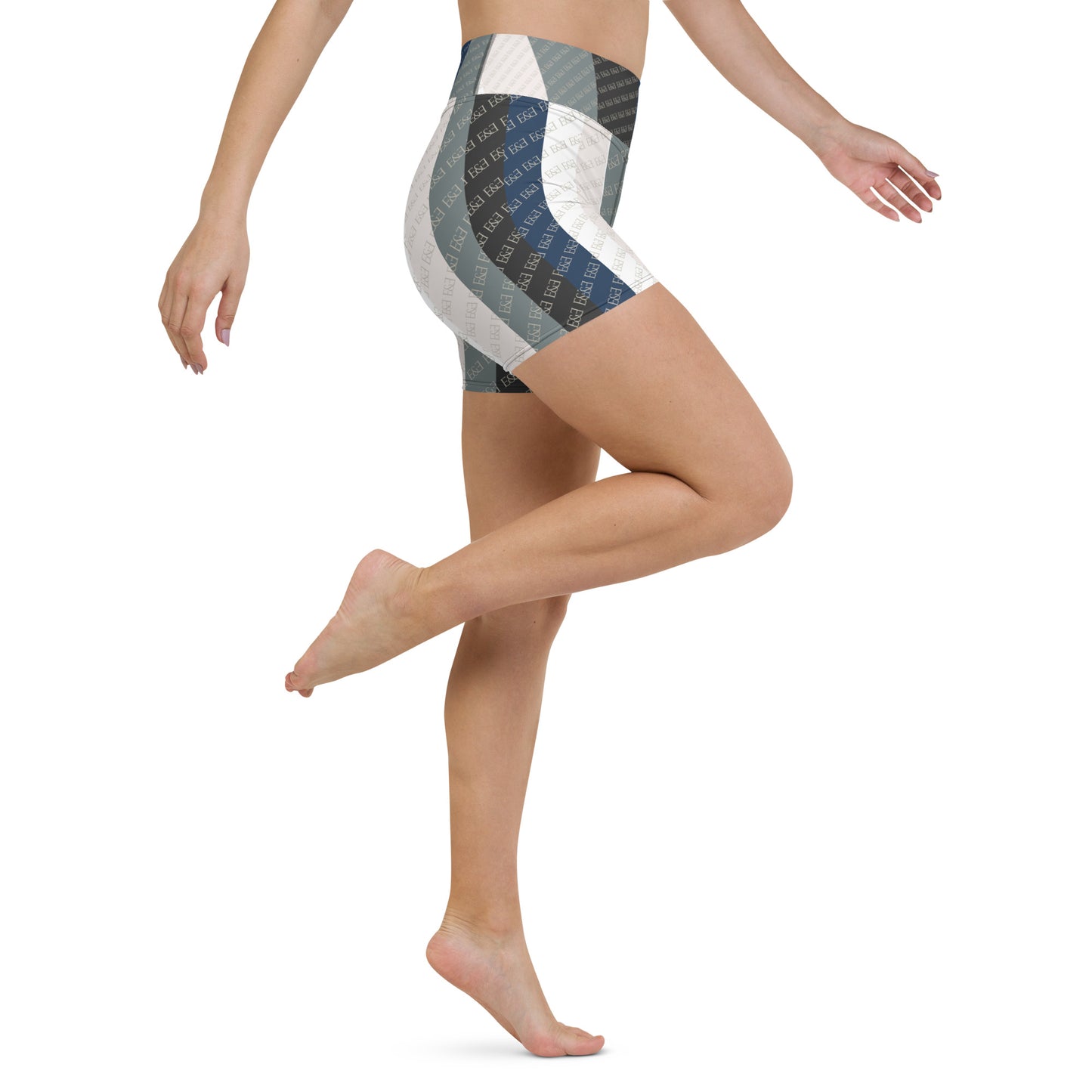 E&E Signature Collage Yoga Shorts