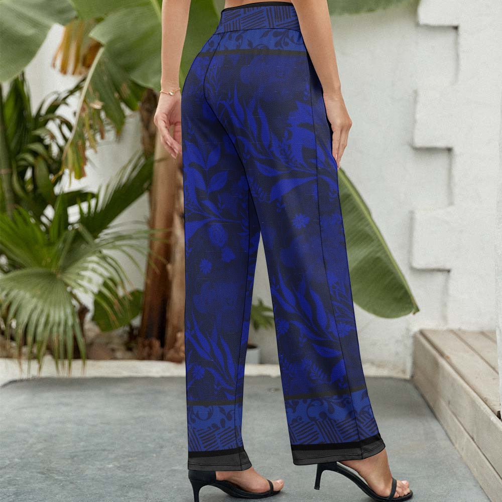 Red Women's Wide Leg Pants. Caracas Collection