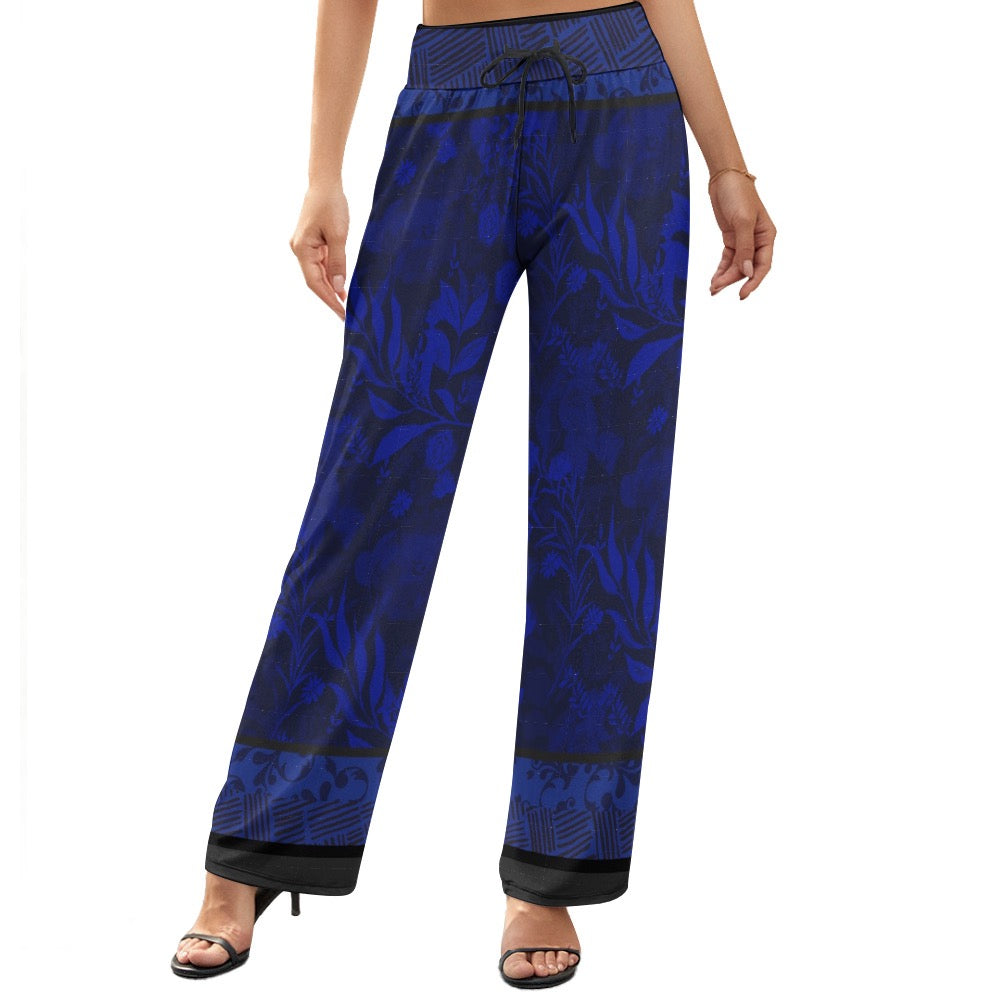 Red Women's Wide Leg Pants. Caracas Collection