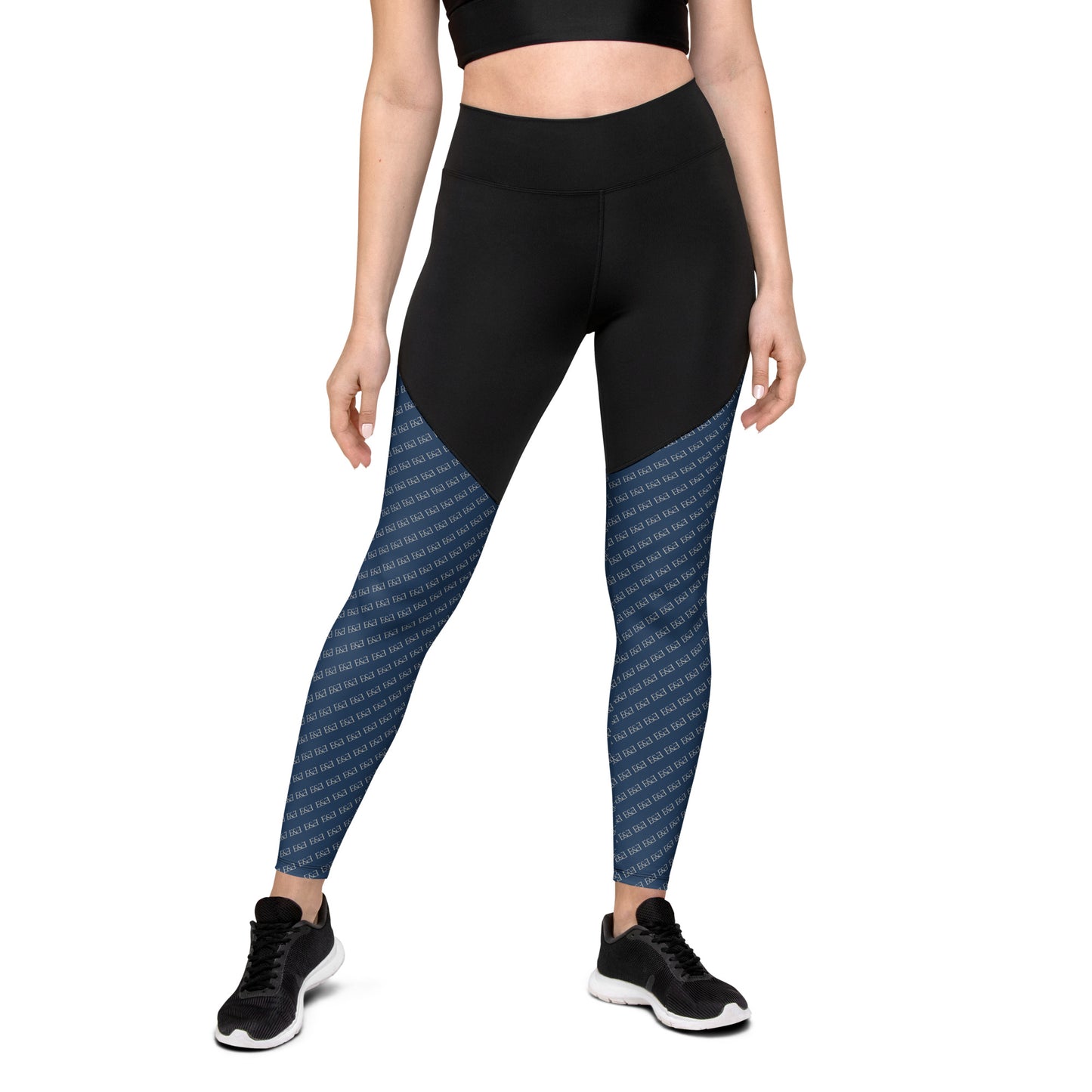 E&E Signature Blue Sports Leggings