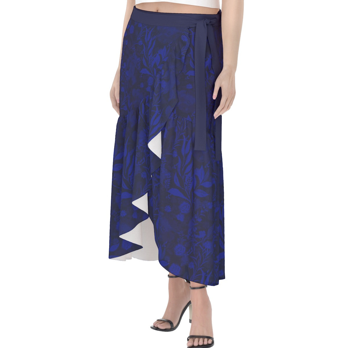 Blue Wrap Skirt. Caracas Collection