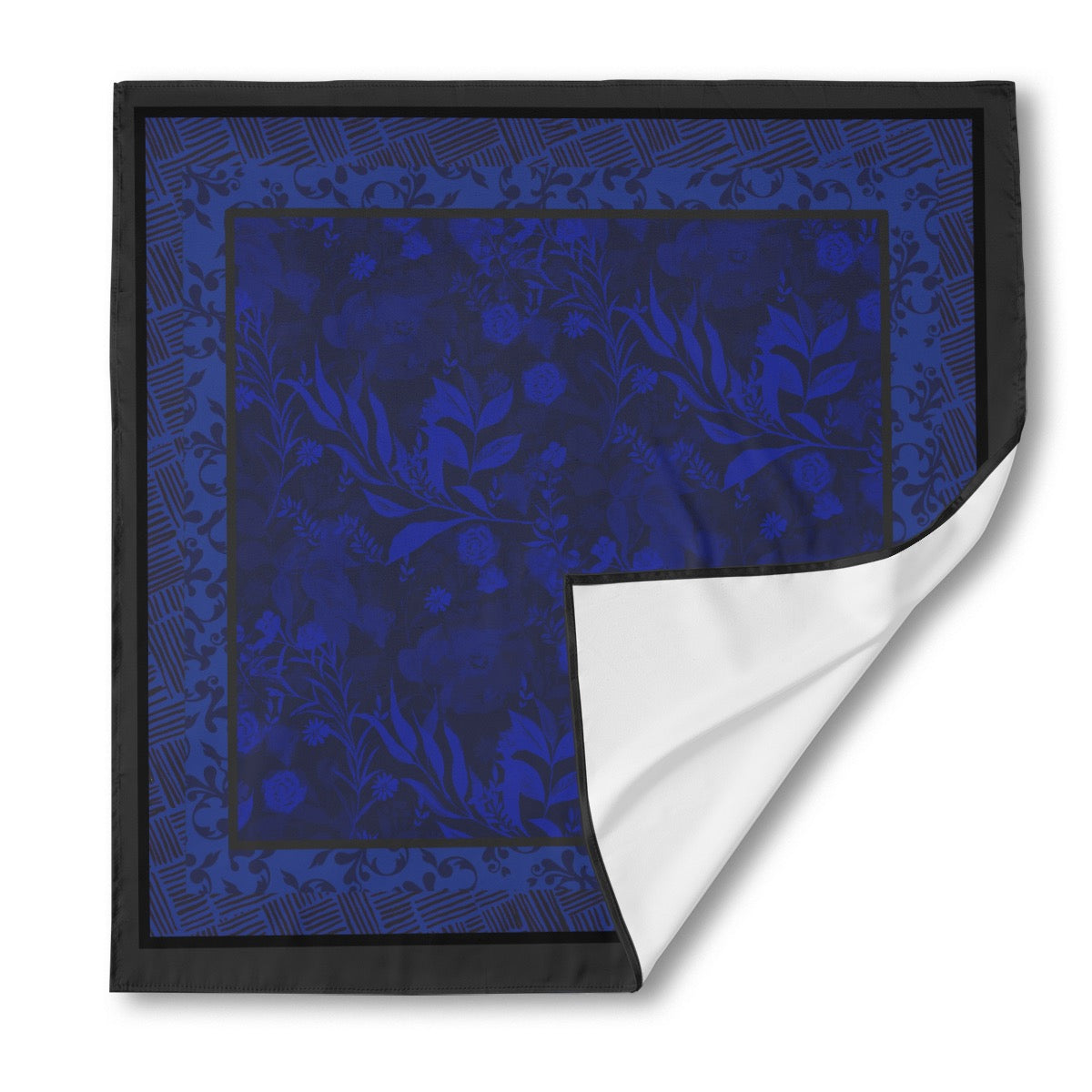 Blue Silk Bandana. Cover Up. Pareo. Caracas Collection