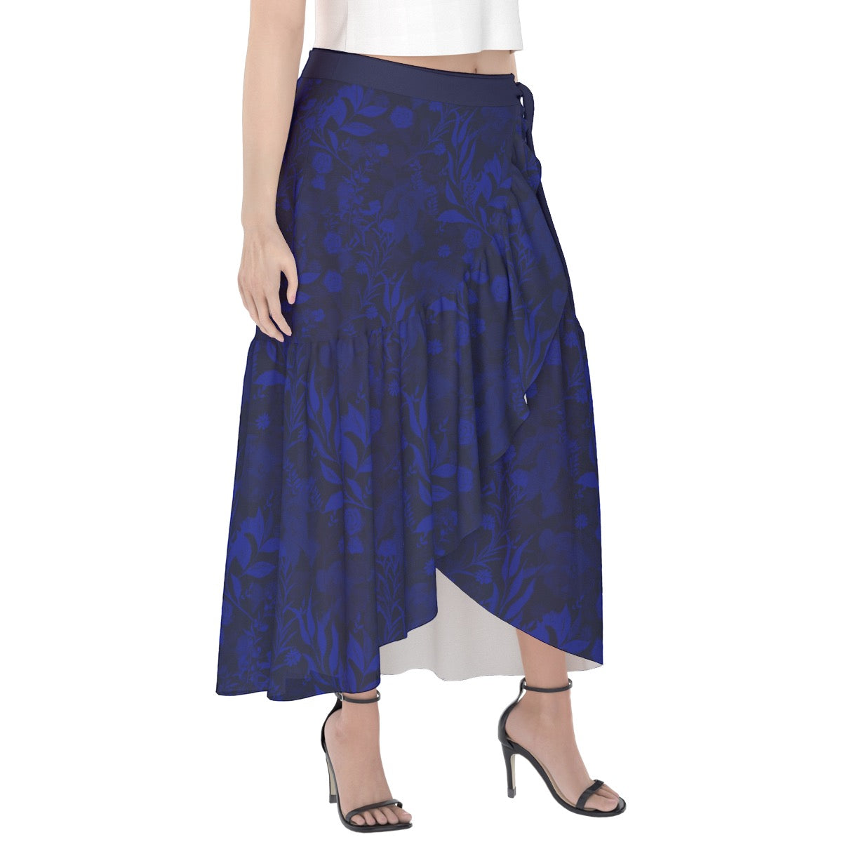 Blue Wrap Skirt. Caracas Collection
