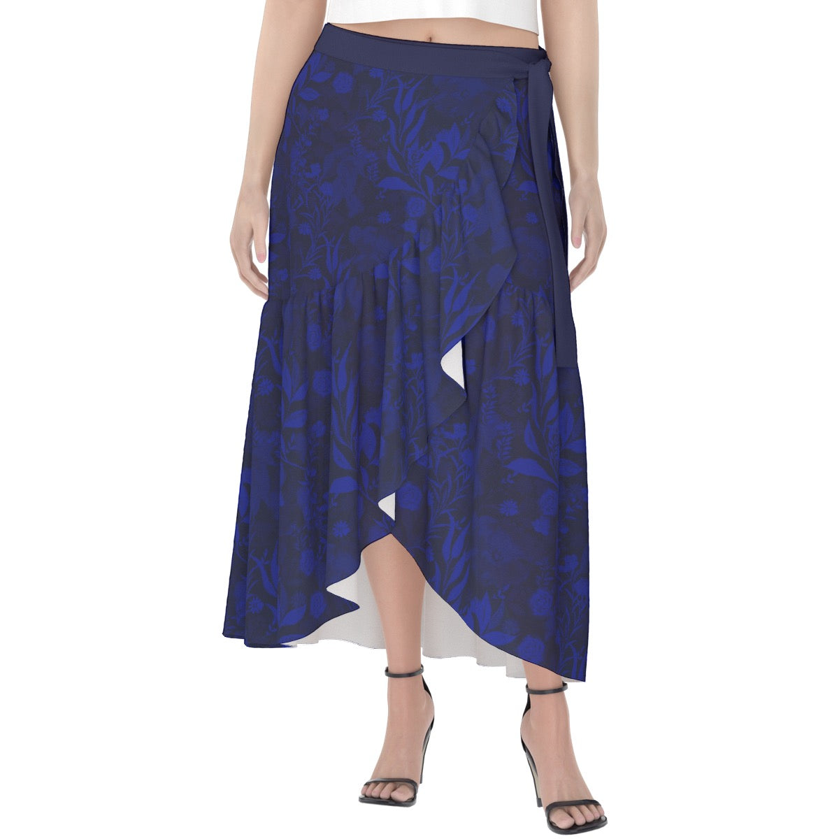 Blue Wrap Skirt. Caracas Collection
