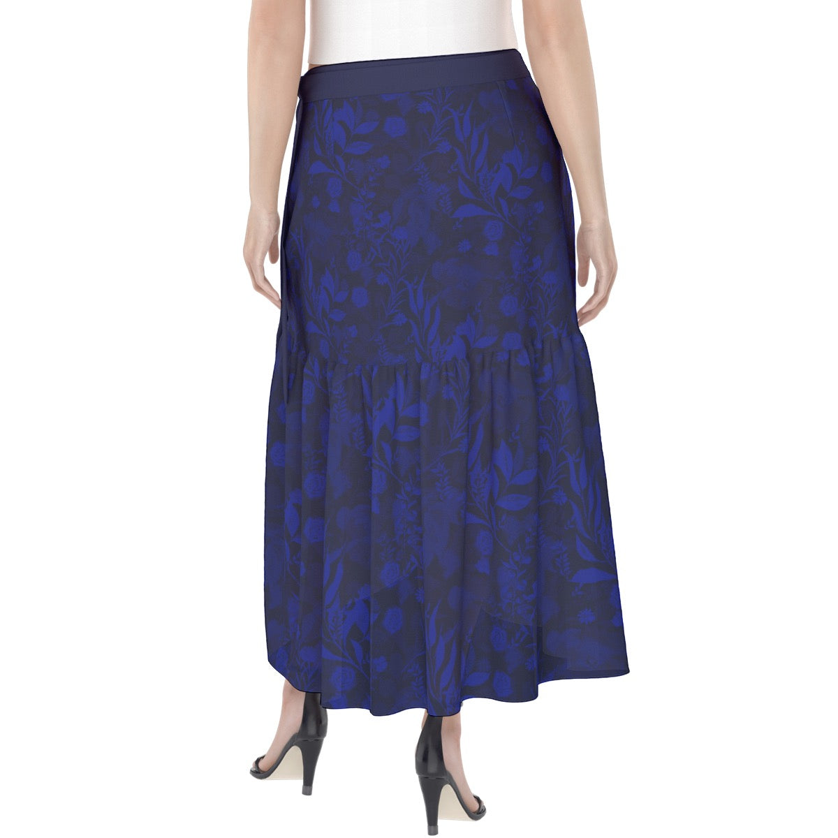Blue Wrap Skirt. Caracas Collection