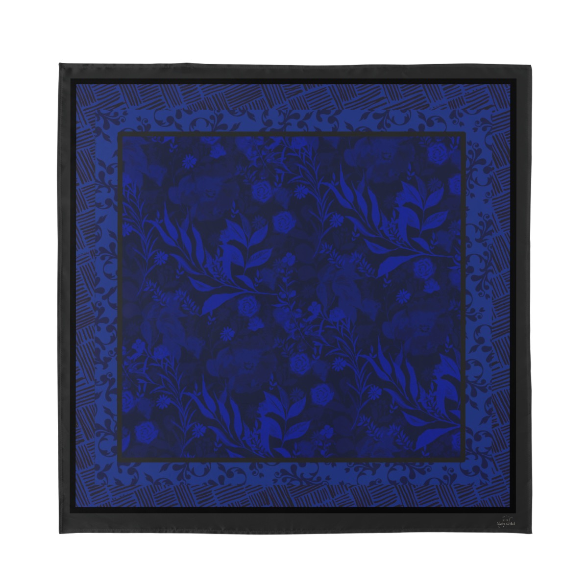 Blue Silk Bandana. Cover Up. Pareo. Caracas Collection