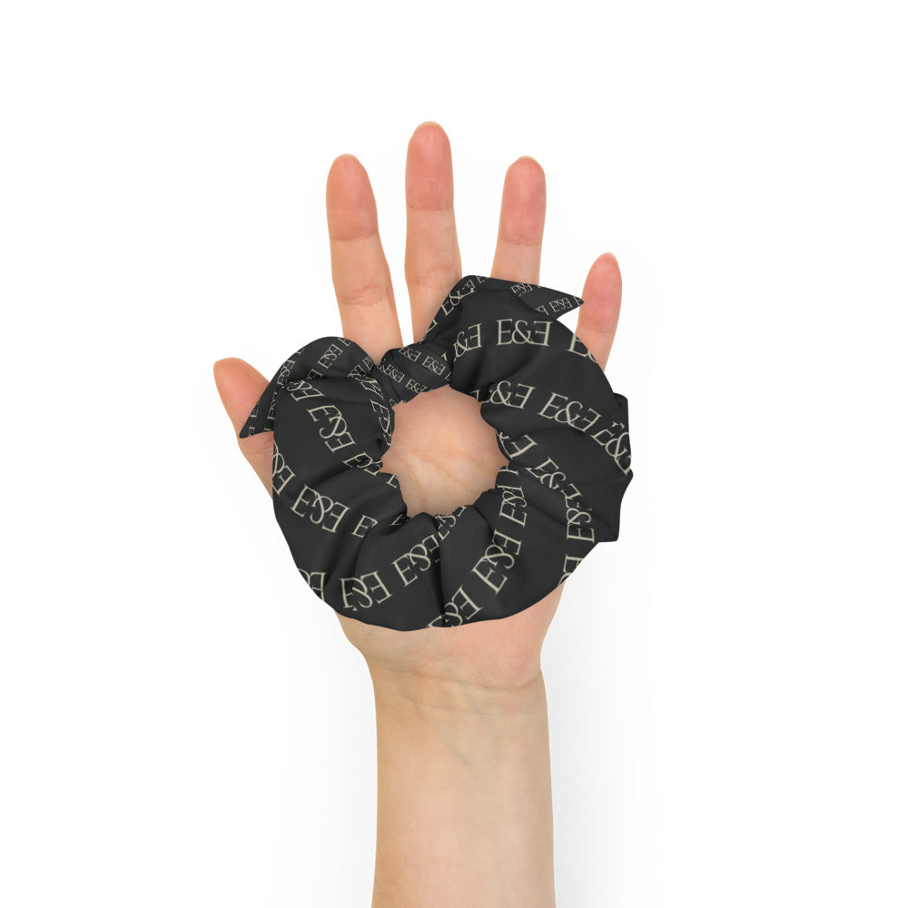 E&E Signature Collection Black Scrunchie