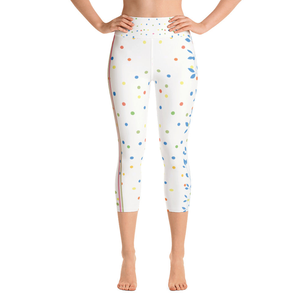 Fun dots Yoga Capri Leggings
