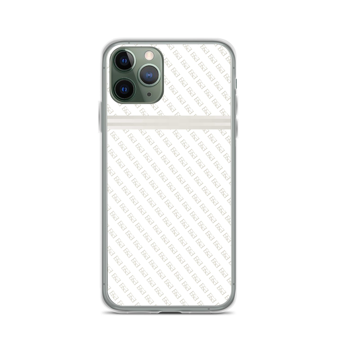 E&E Signature White iPhone Case