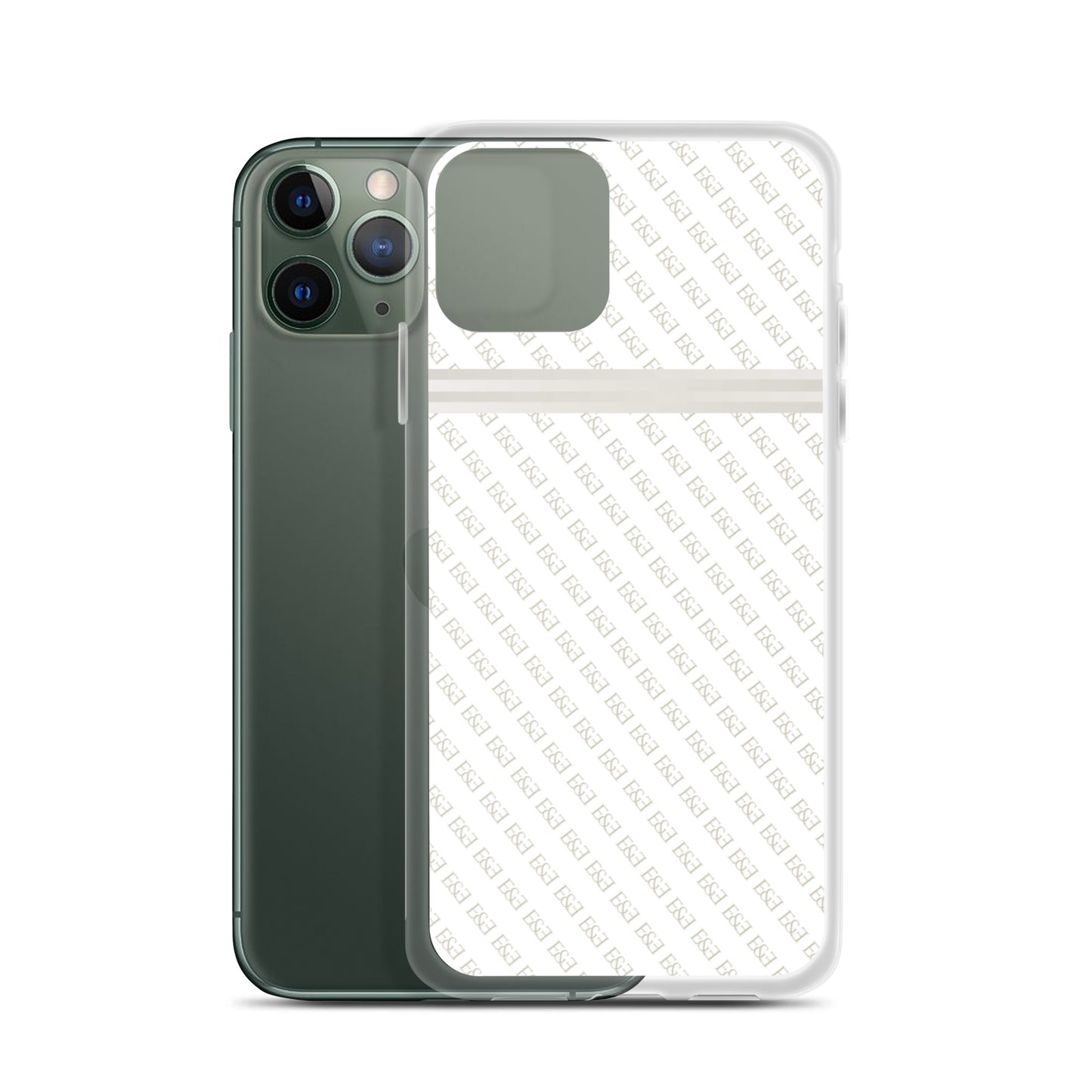 E&E Signature White iPhone Case