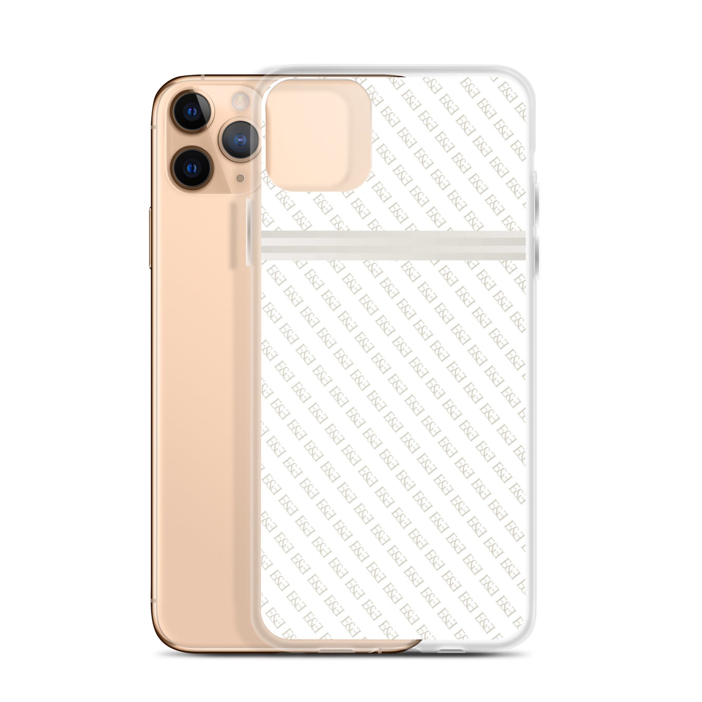 E&E Signature White iPhone Case