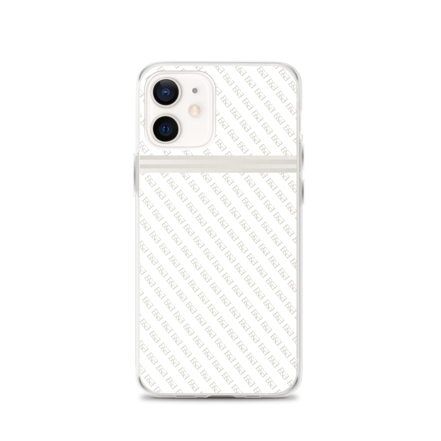 E&E Signature White iPhone Case