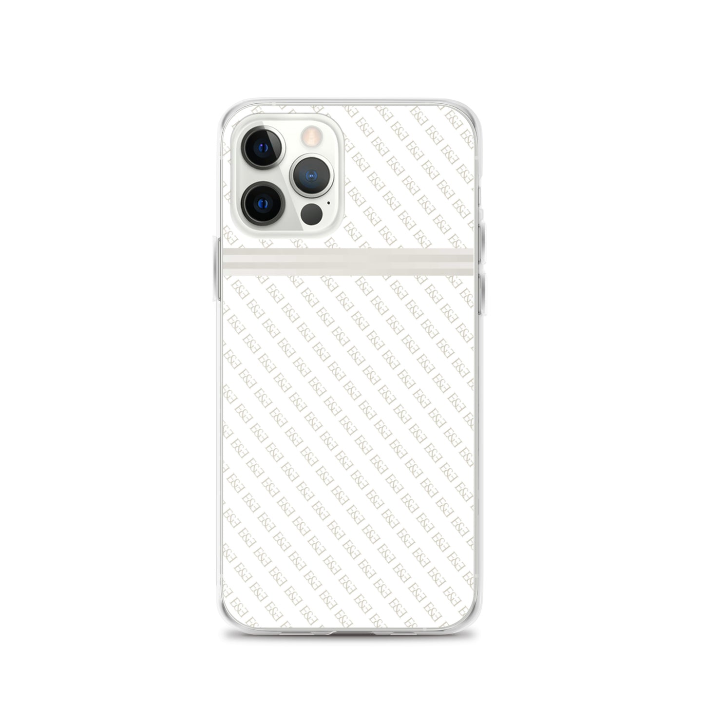 E&E Signature White iPhone Case