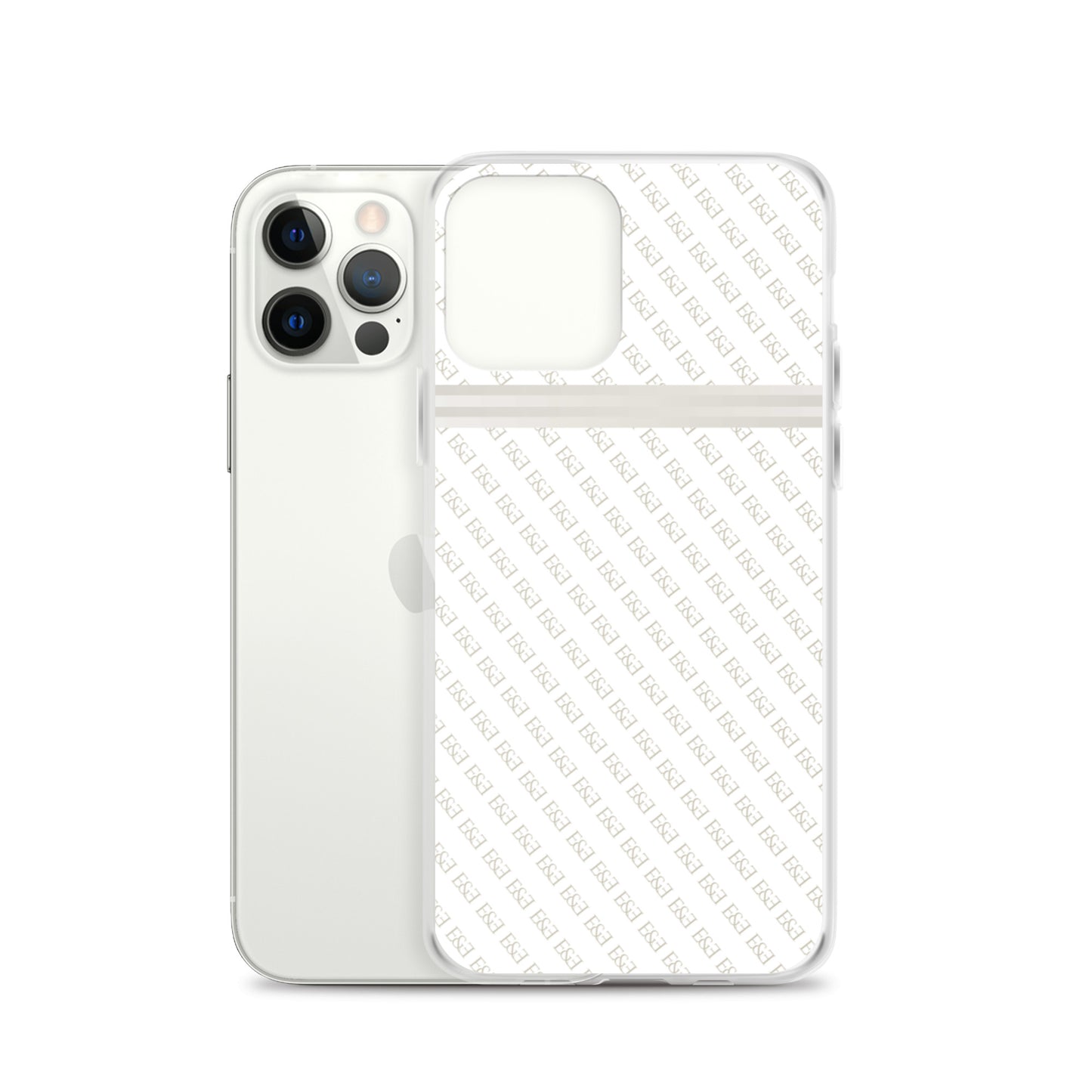 E&E Signature White iPhone Case