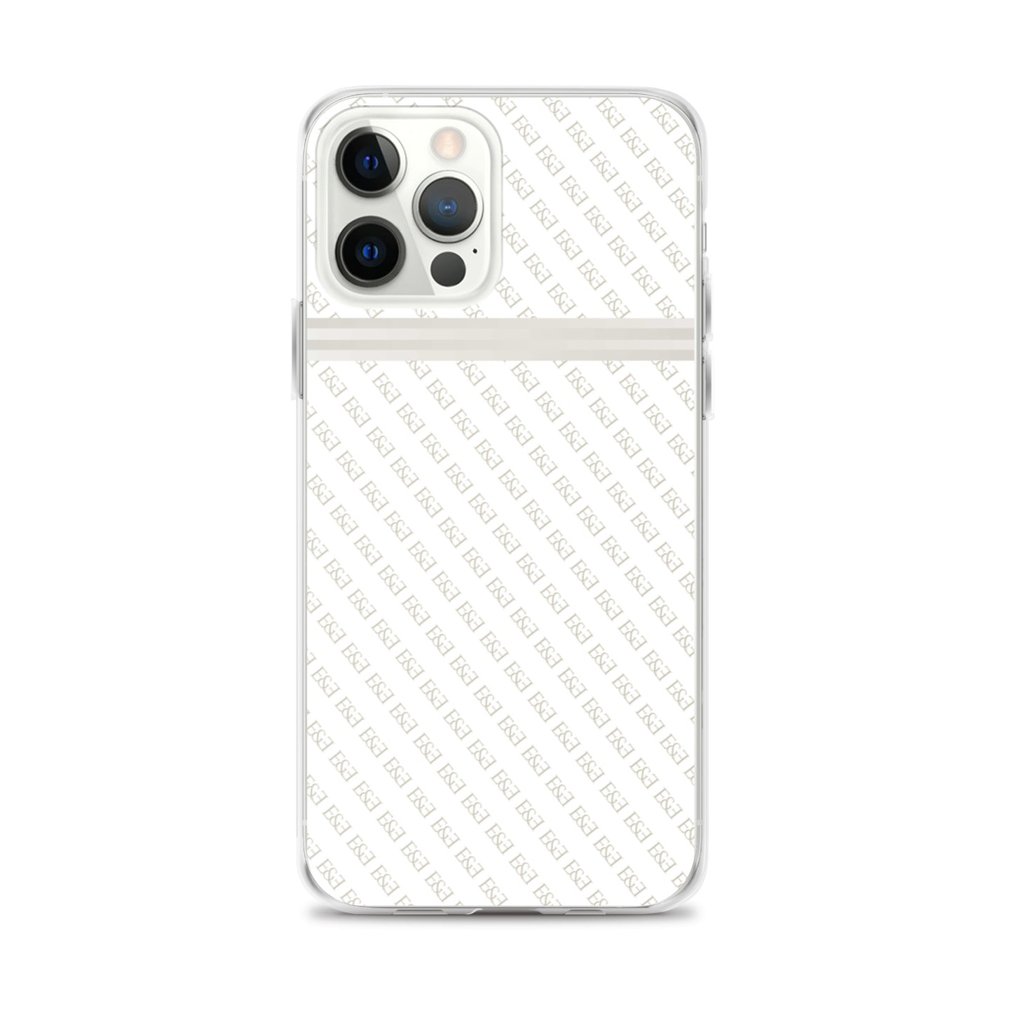 E&E Signature White iPhone Case