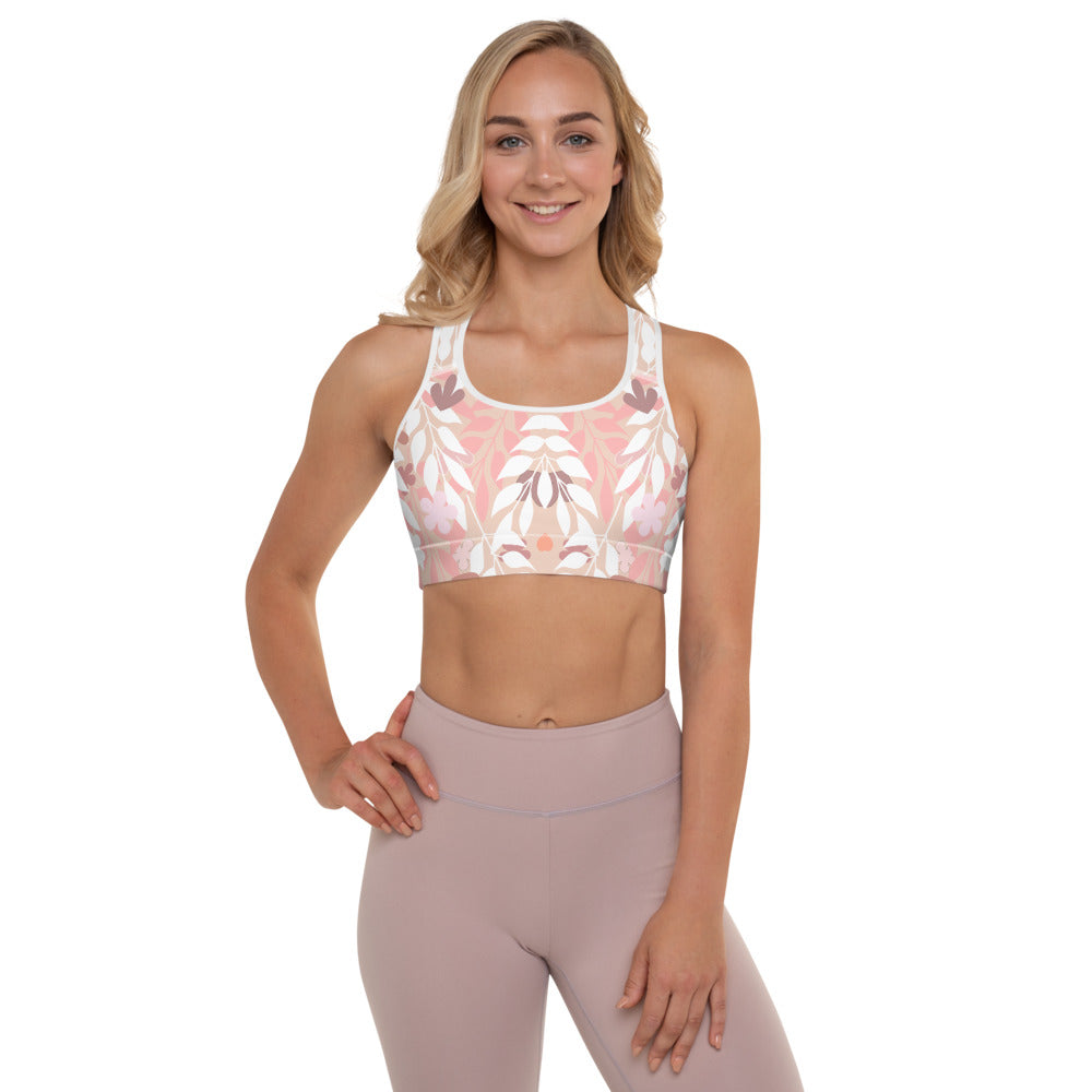 Pink Padded Sports Bra 1977 Collection