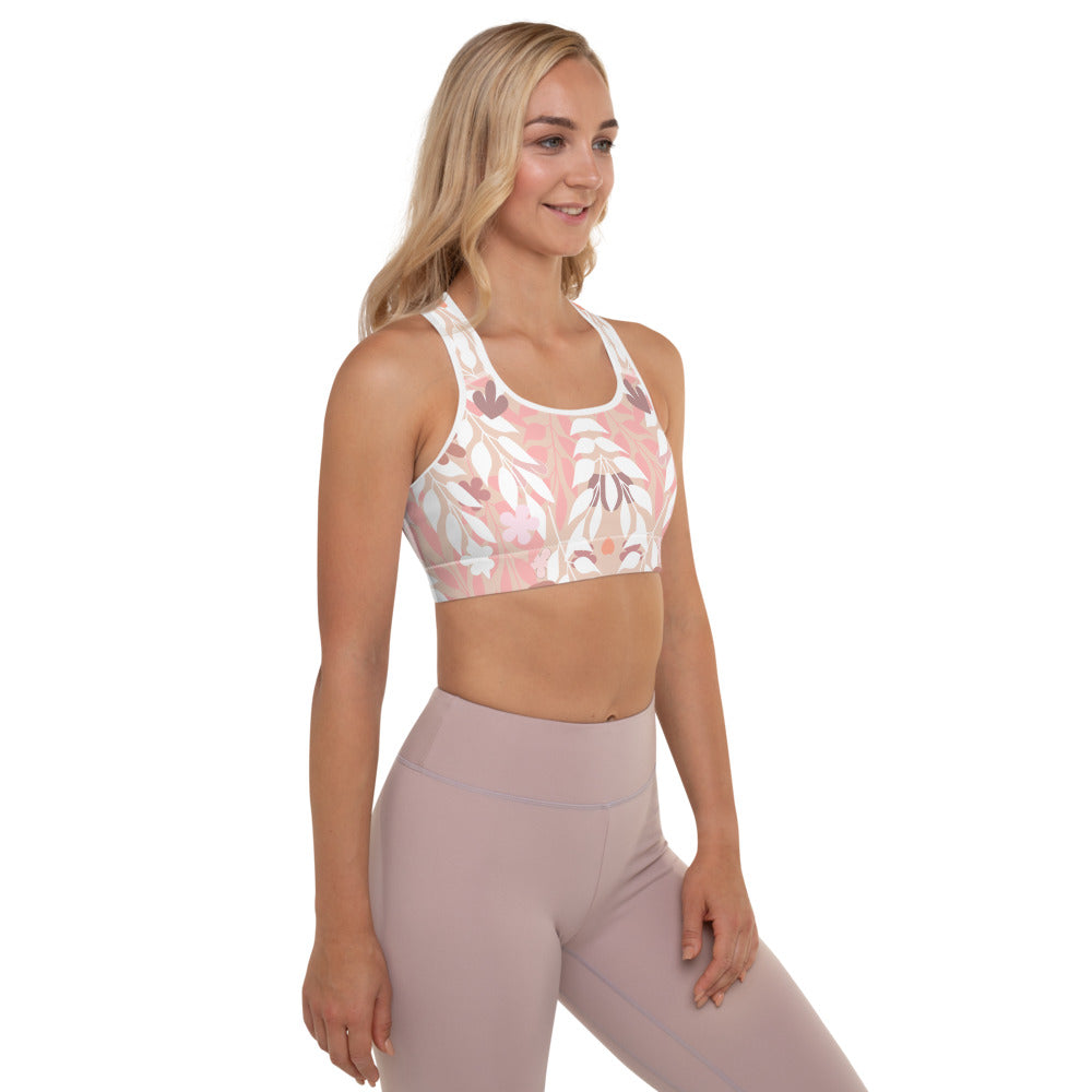 Pink Padded Sports Bra 1977 Collection