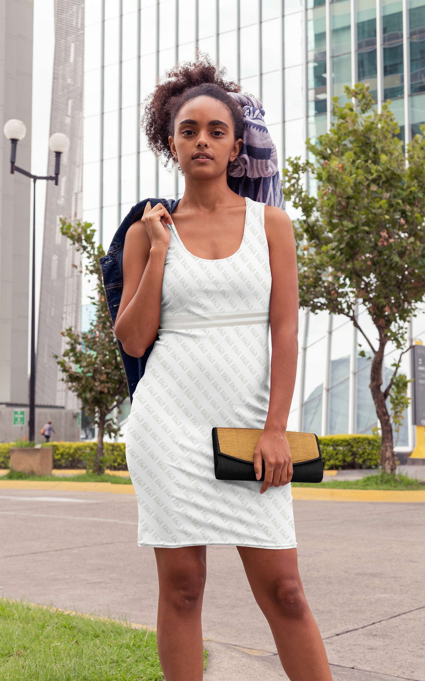 E&E Signature Collection White Dress