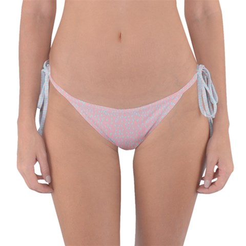 Pink and Blue Reversible Bikini Swimsuit. Miami Collection