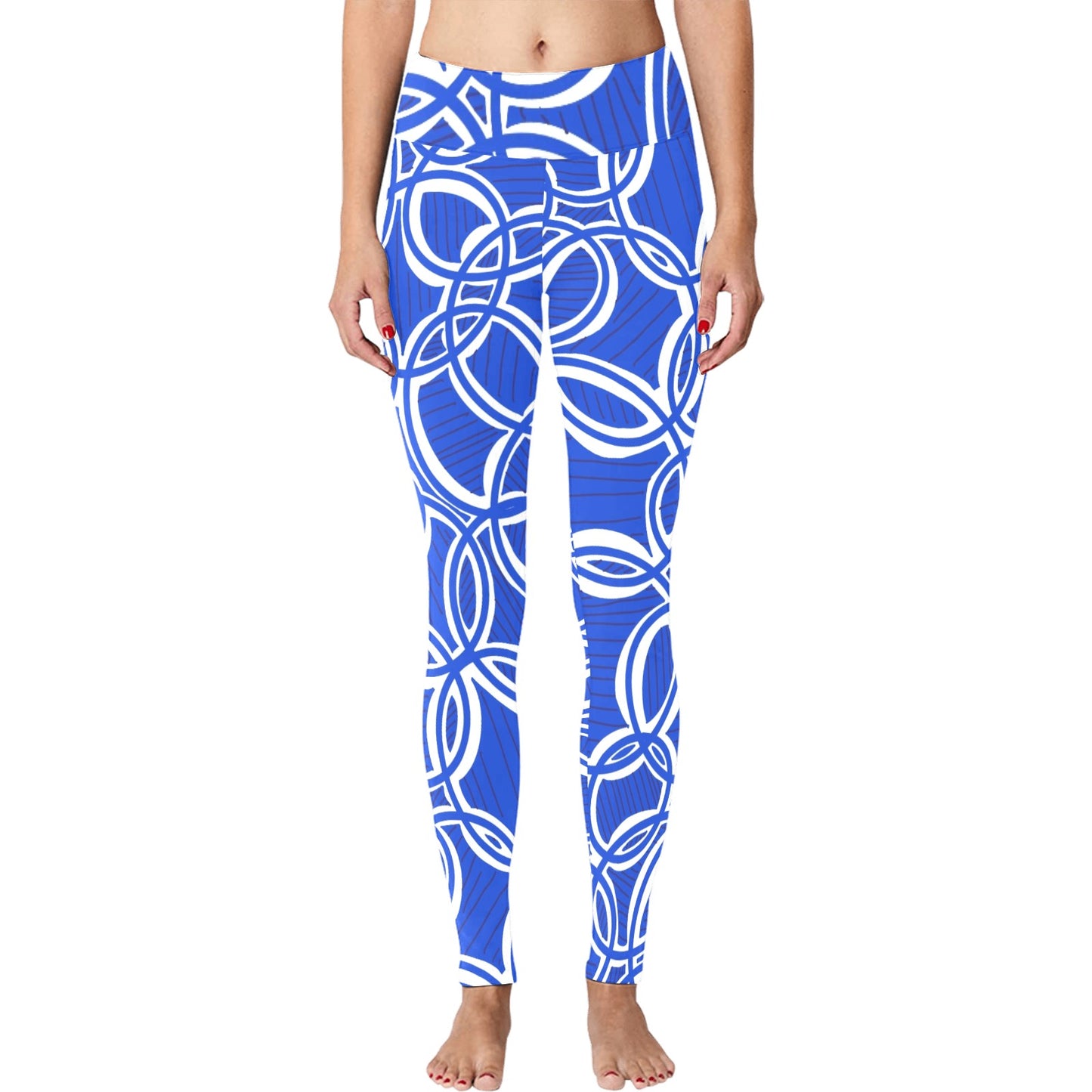 Watercolor Workout Leggings. Houston Collection. Design hand-painted by the Designer Maria Alejandra Echenique