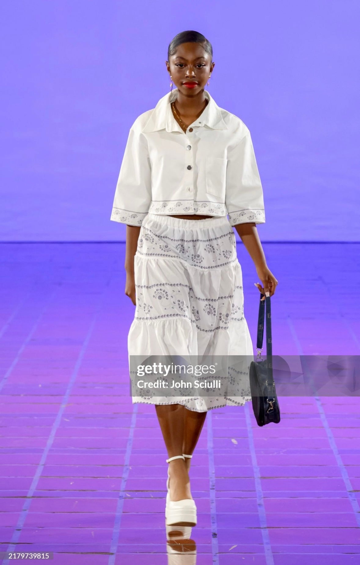 White Luminance Cropped 100% Cotton Jacket