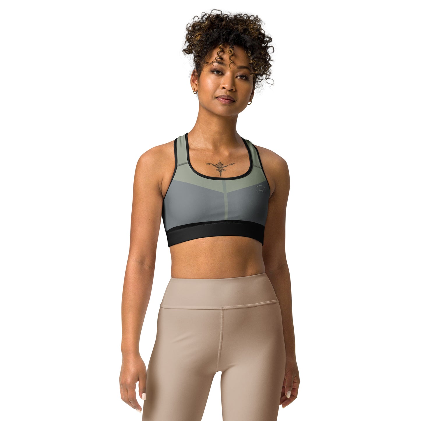 E&E Basic Green Sports bra