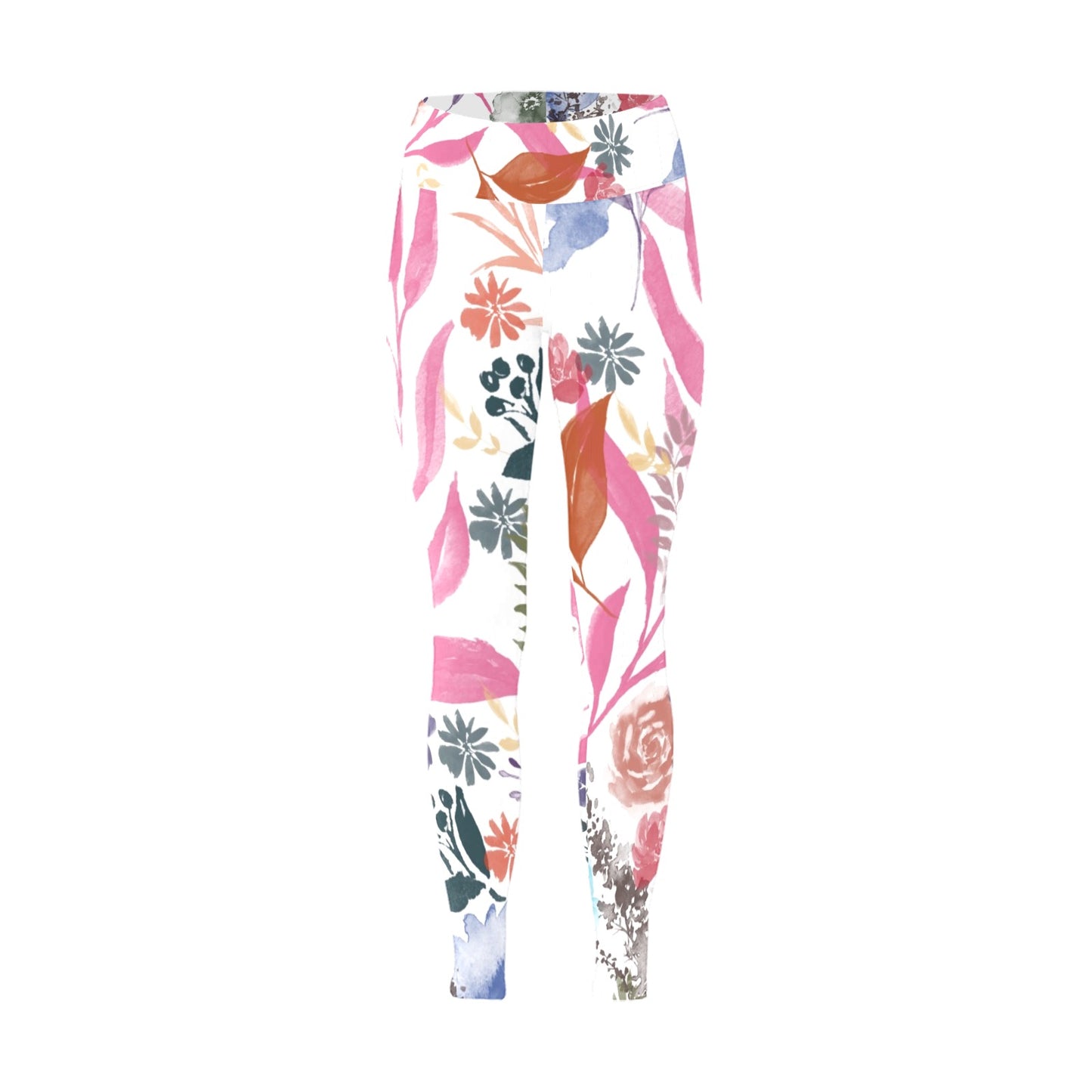 Watercolor Workout Leggings. Houston Collection. Design hand-painted by the Designer Maria Alejandra Echenique