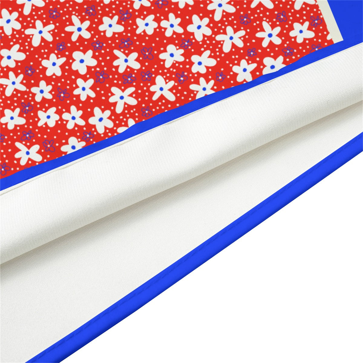 American inspired Silk Scarf. Design hand-painted by the Designer Maria Alejandra Echenique