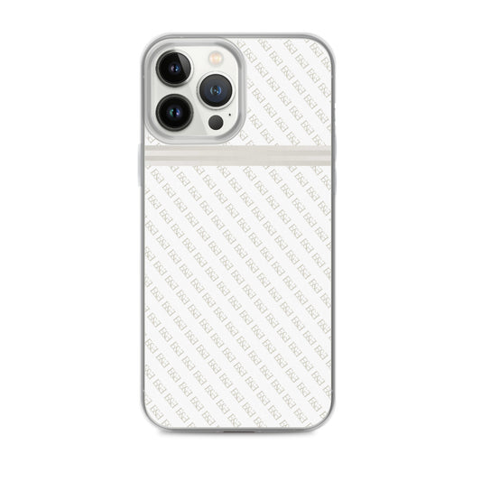 E&E Signature White iPhone Case