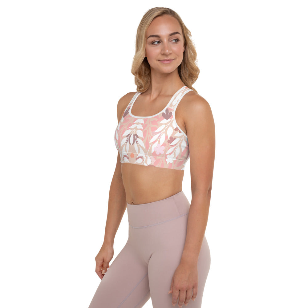 Pink Padded Sports Bra 1977 Collection
